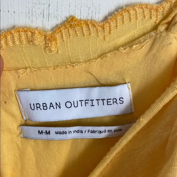 Urban Outfitters Yellow Embroidered Dress - Picture 6 of 13